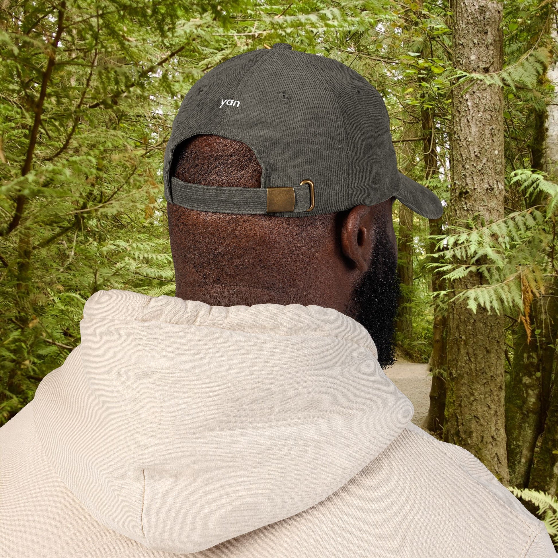 yan corduroy cap