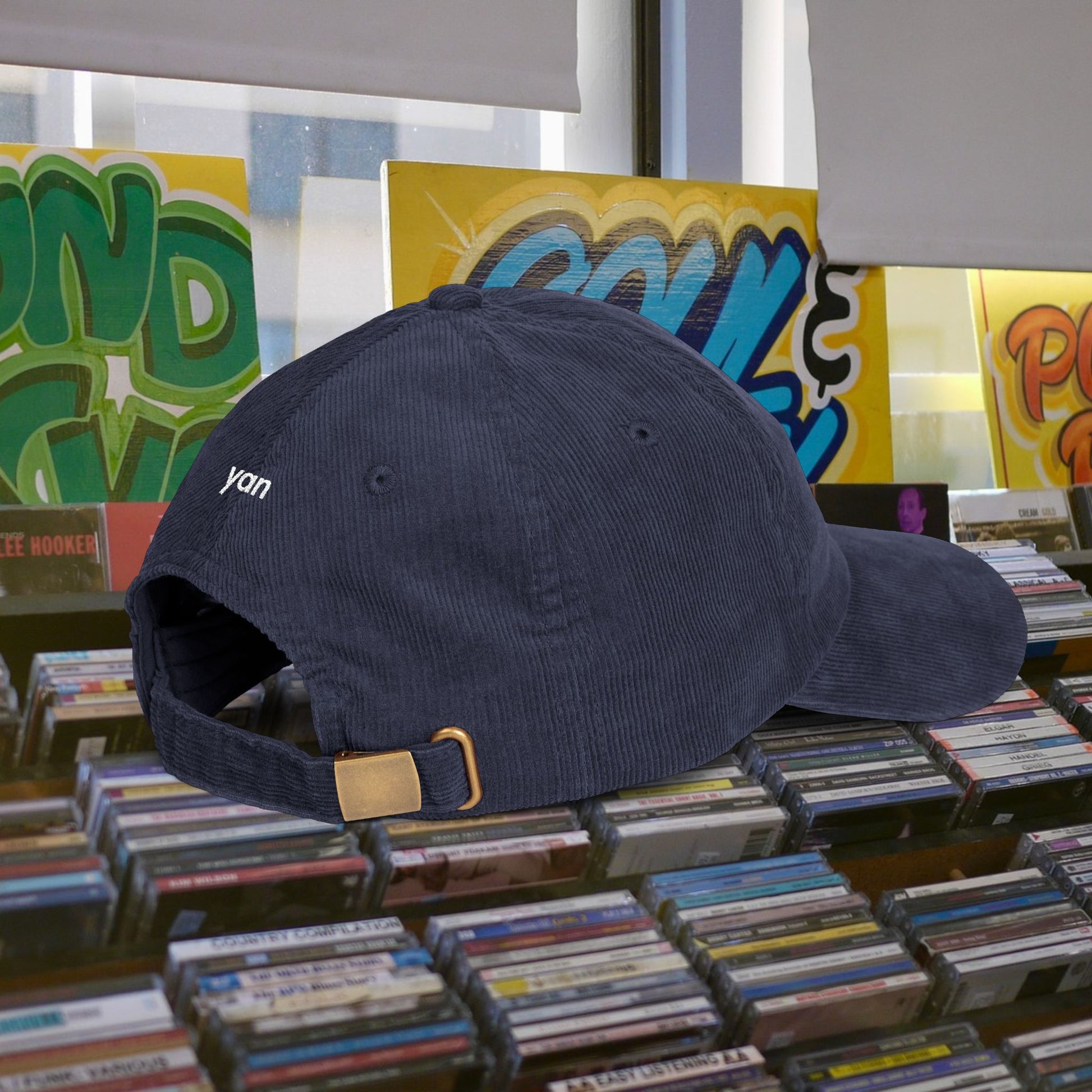 yan corduroy cap