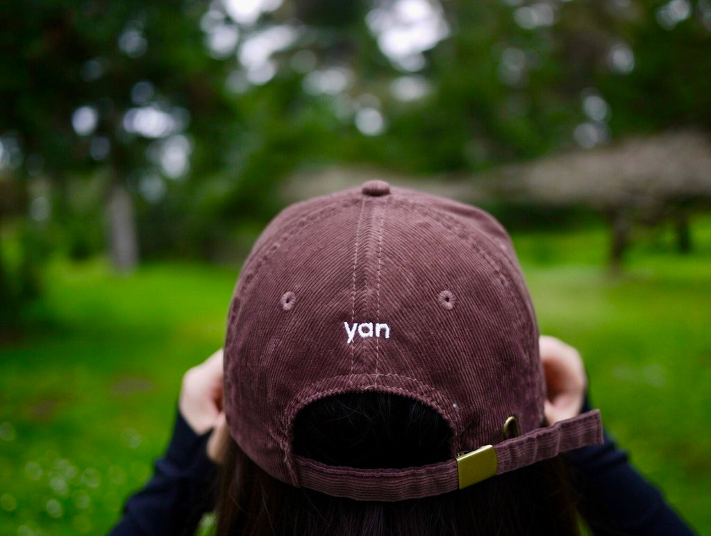 yan corduroy cap