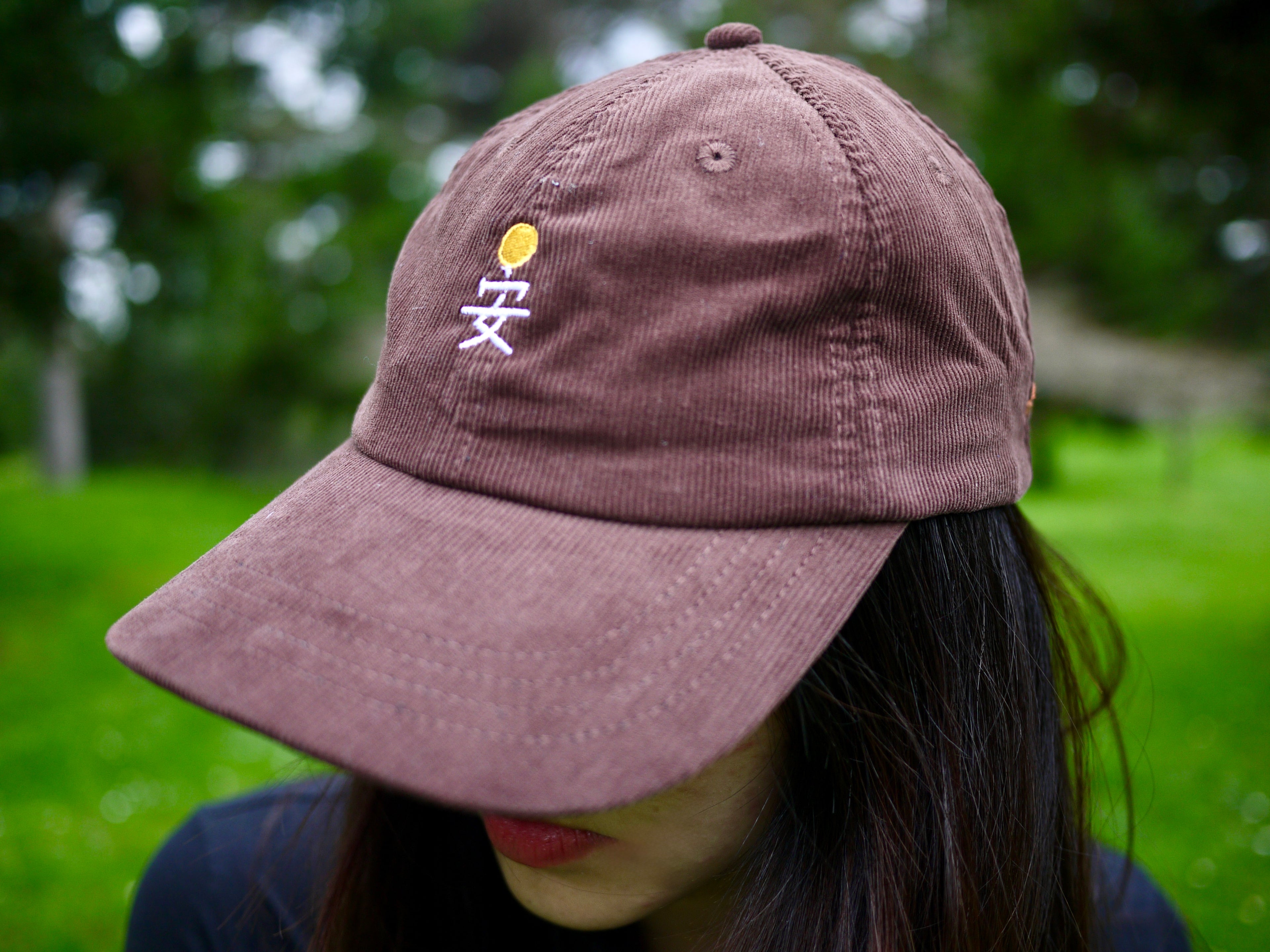 yan corduroy cap
