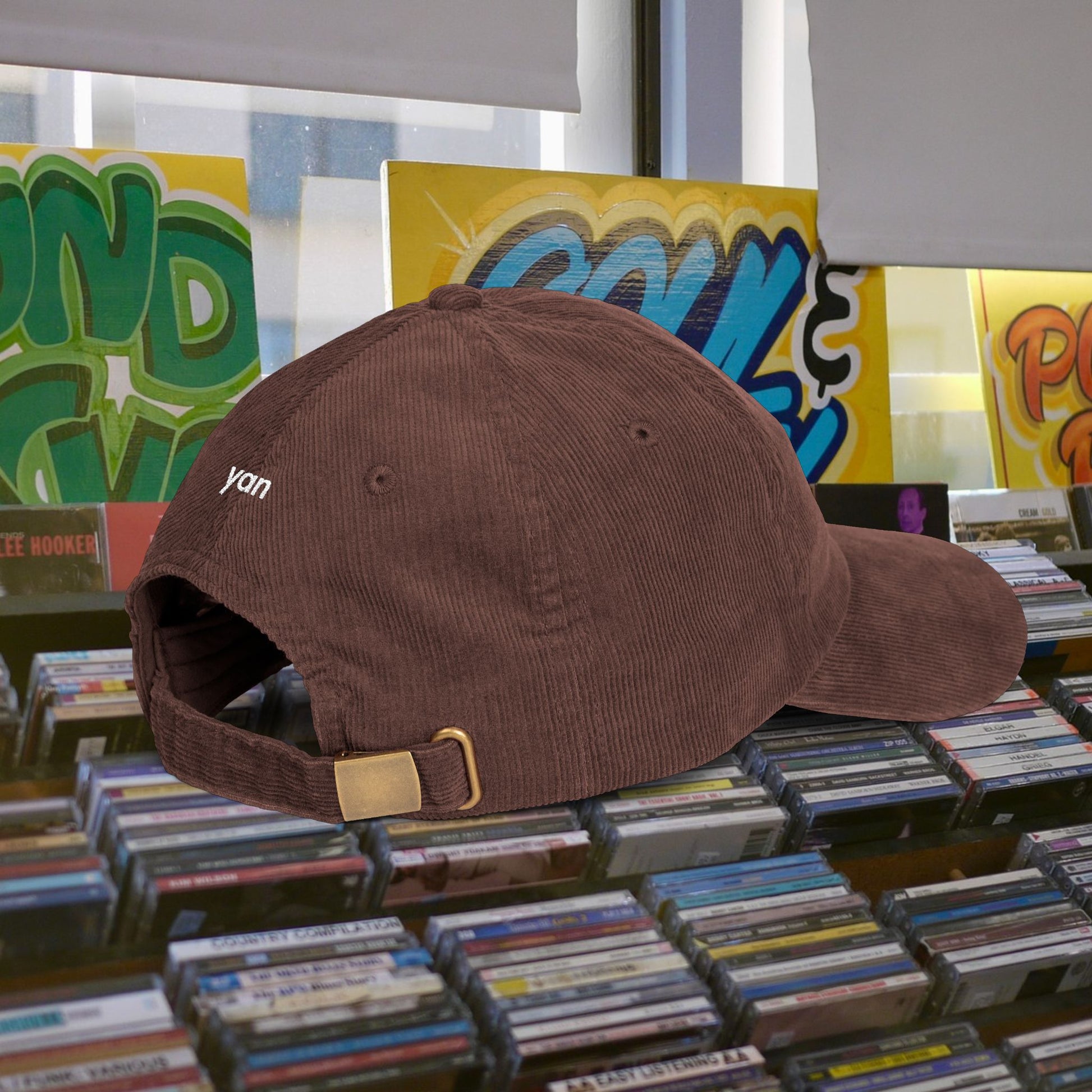 yan corduroy cap