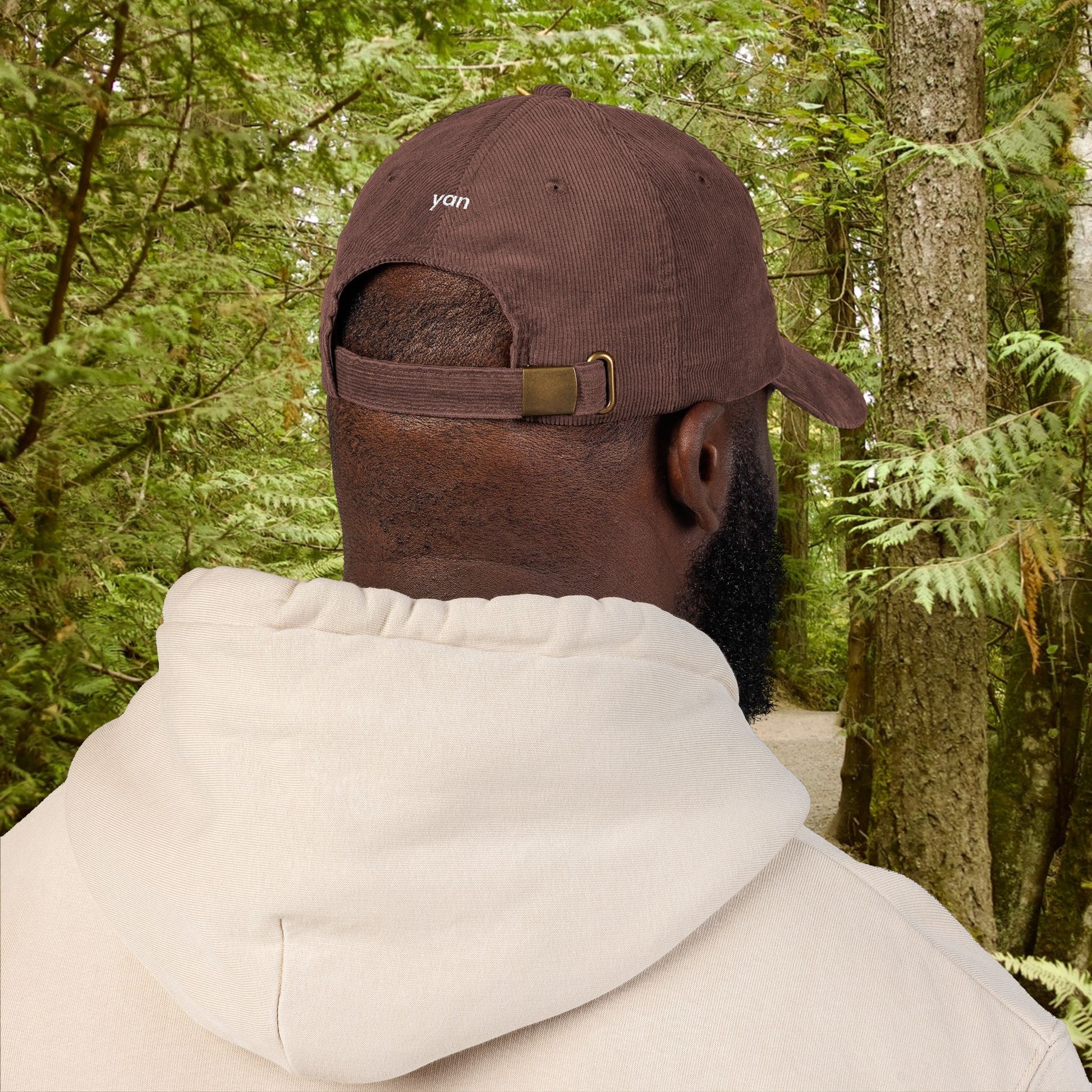 yan corduroy cap