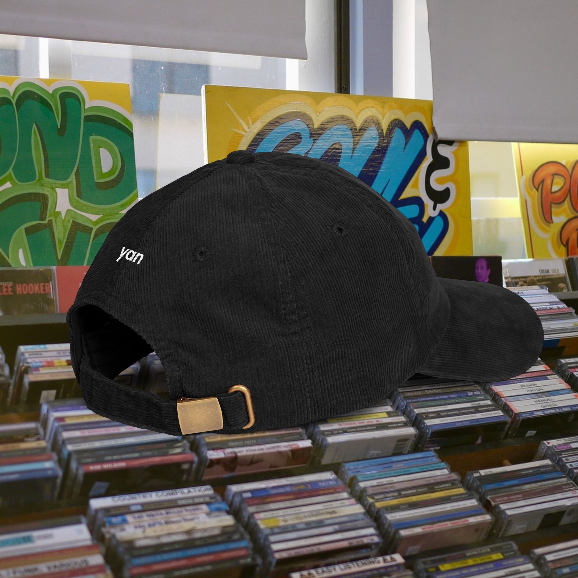 yan corduroy cap
